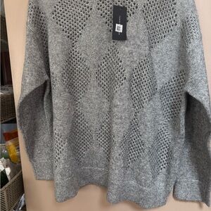 Tommy Hilfiger Gray Knit Sweater